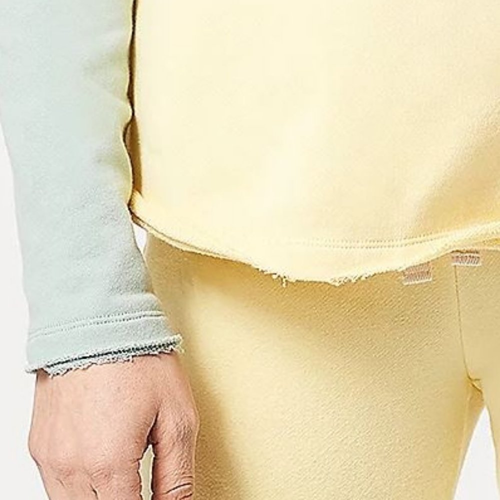 Peace Love Color-Block French Terry Pull-Over 6155 - Picture 3 of 3